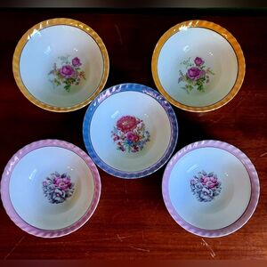 Vintage Yamatsu Japanese Lusterware Bowls